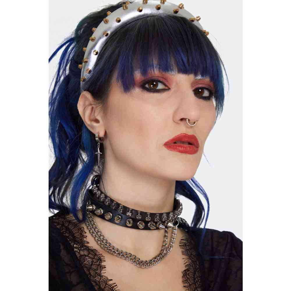 Jawbreaker - Star Cross Pendant Oorbellen - Zilverkleurig